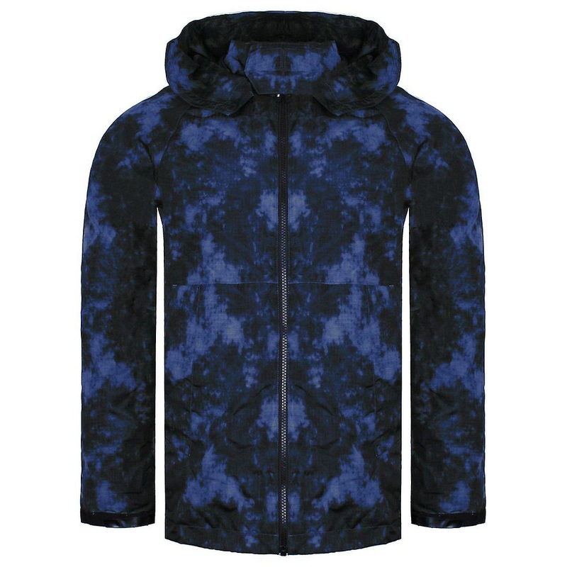 Weekend Offender Long Sleeve Navy Rusted Mens Hooded Jacket JKAW2118 NAVY RUSTED