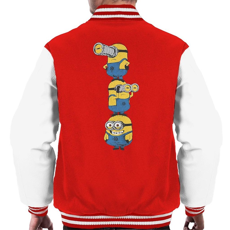 Despicable Me Minions Standing Tower Men’s Varsity Jacket