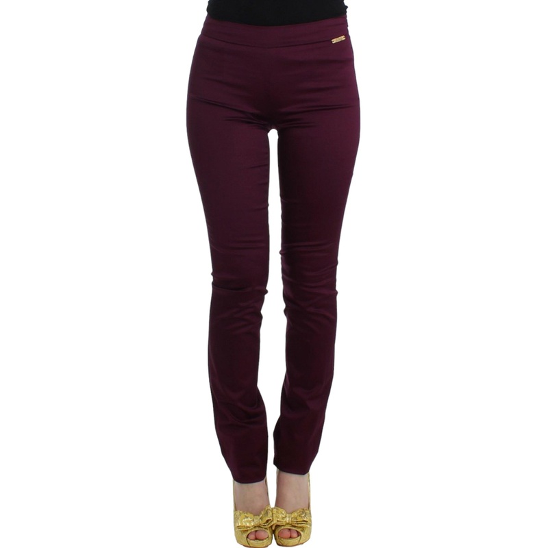 Purple Slim Fit Pants