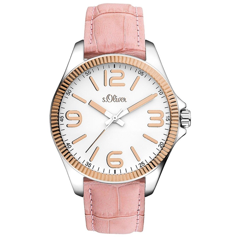 s.Oliver women’s watch wristwatch leather thus 3460-LQ