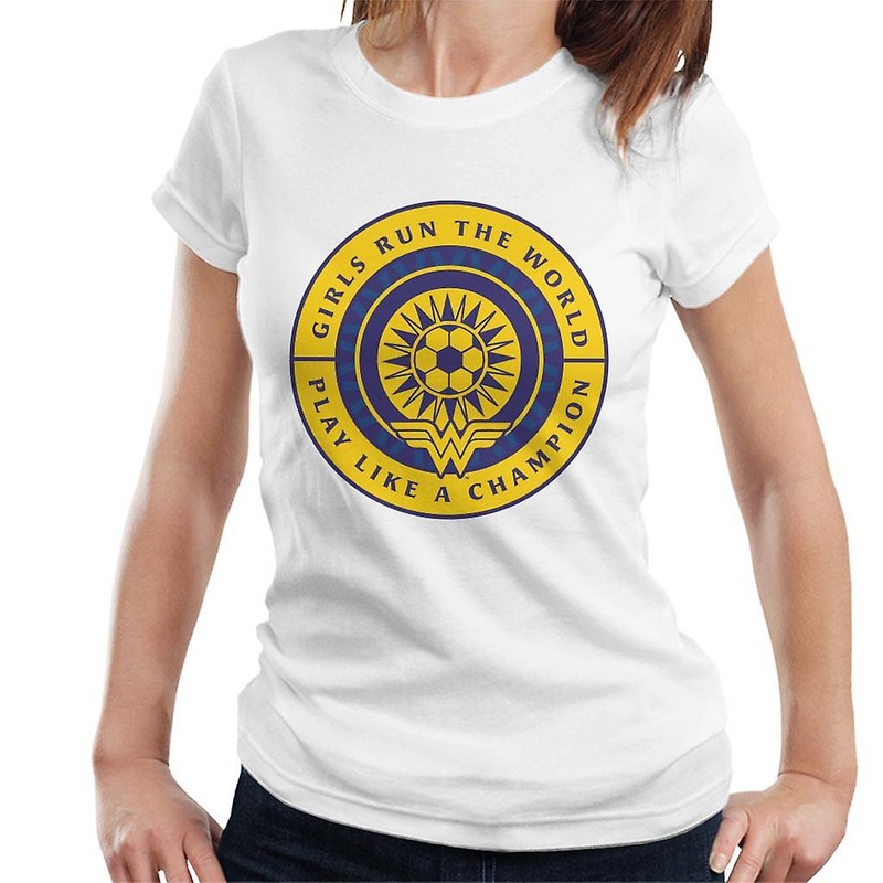 Wonder Woman Sports Girls Run The World Women’s T-Shirt