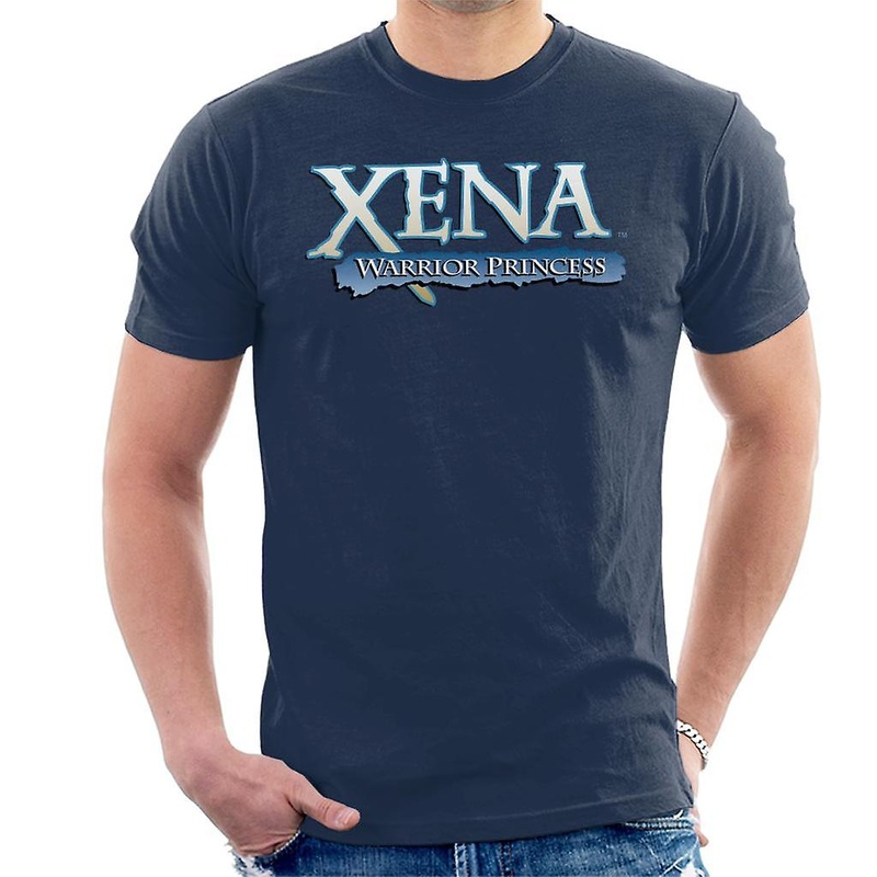 Xena Warrior Princess Blue Logo Men’s T-Shirt