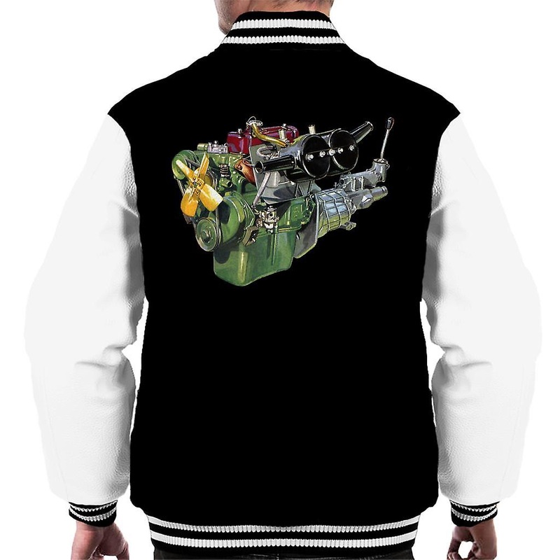 Austin Healey Engine British Motor Heritage Men’s Varsity Jacket