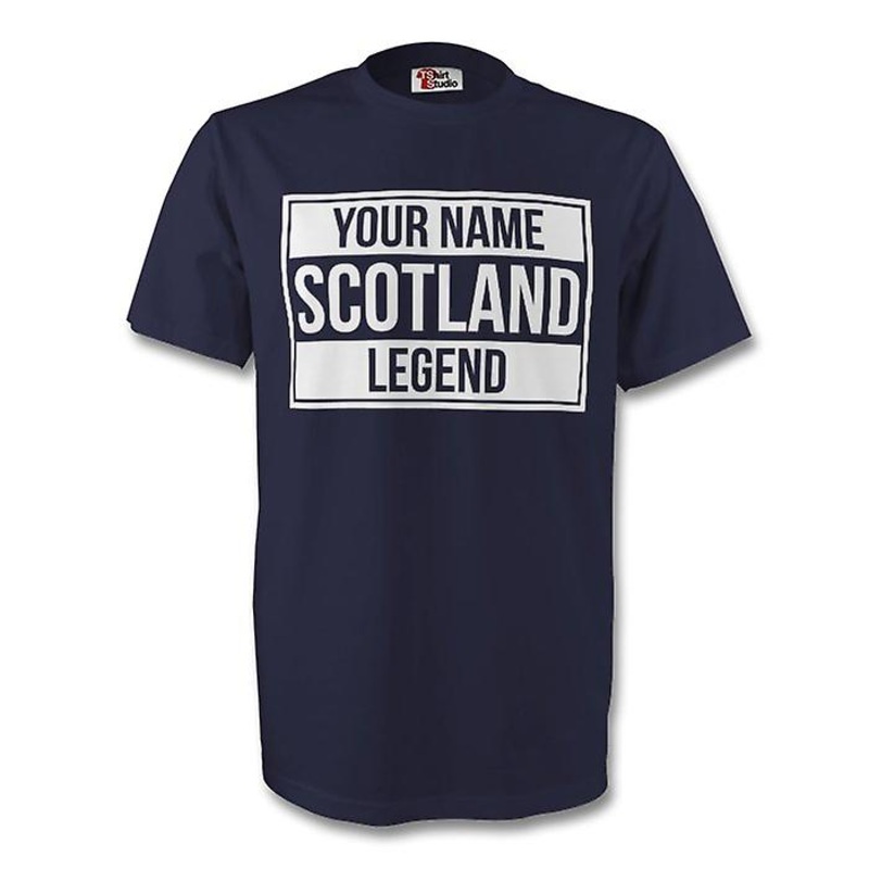 Your Name Scotland Legend Tee (navy) – Kids