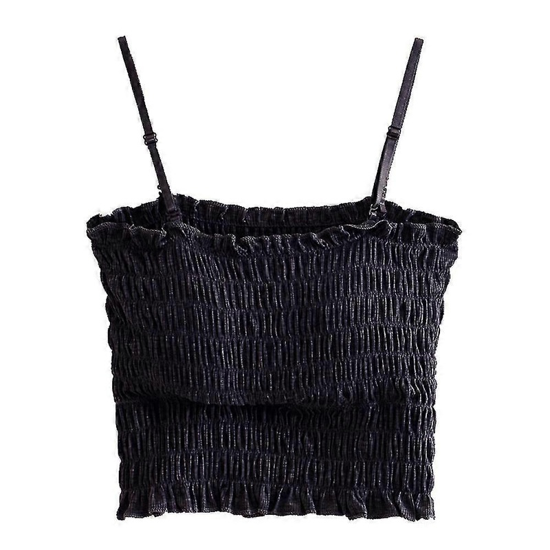 New Suspender Vest Female Summer Solid Color Outside Wear Navel Sveless Inside Take Leggings