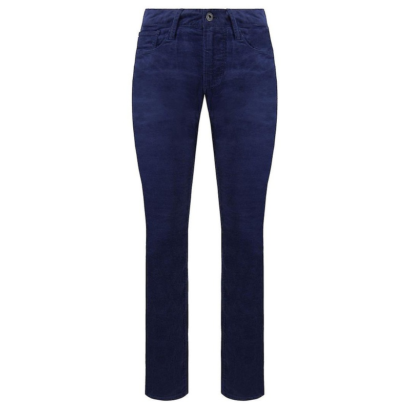 Emporio Armani J06 Slim Fit Stretch Dark Blue Mens Trousers 6Z1J06 1NVDZ 0932