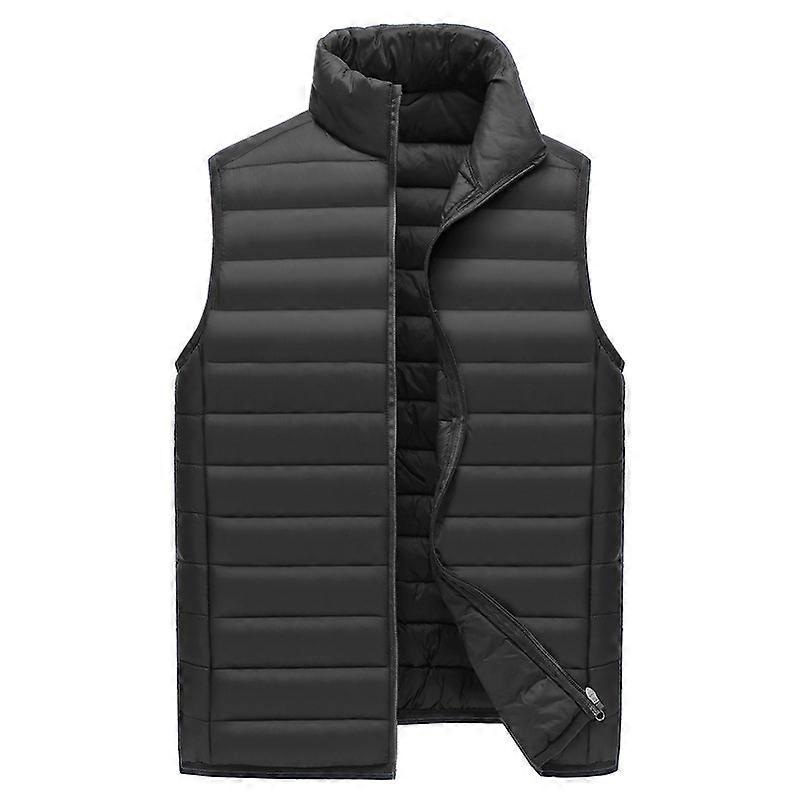 Men’s cotton vest, warm stand collar vest for winter