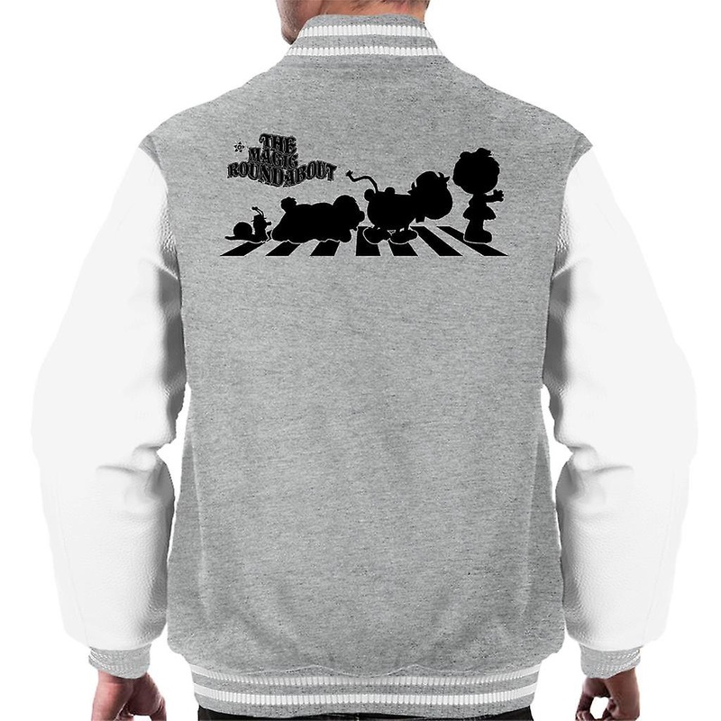 The Magic Roundabout Characters Silhouette Men’s Varsity Jacket