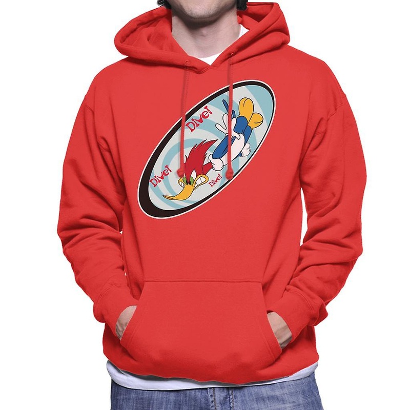 Woody Woodpecker Dive Dive Dive Men’s Hooded Sweatshirt