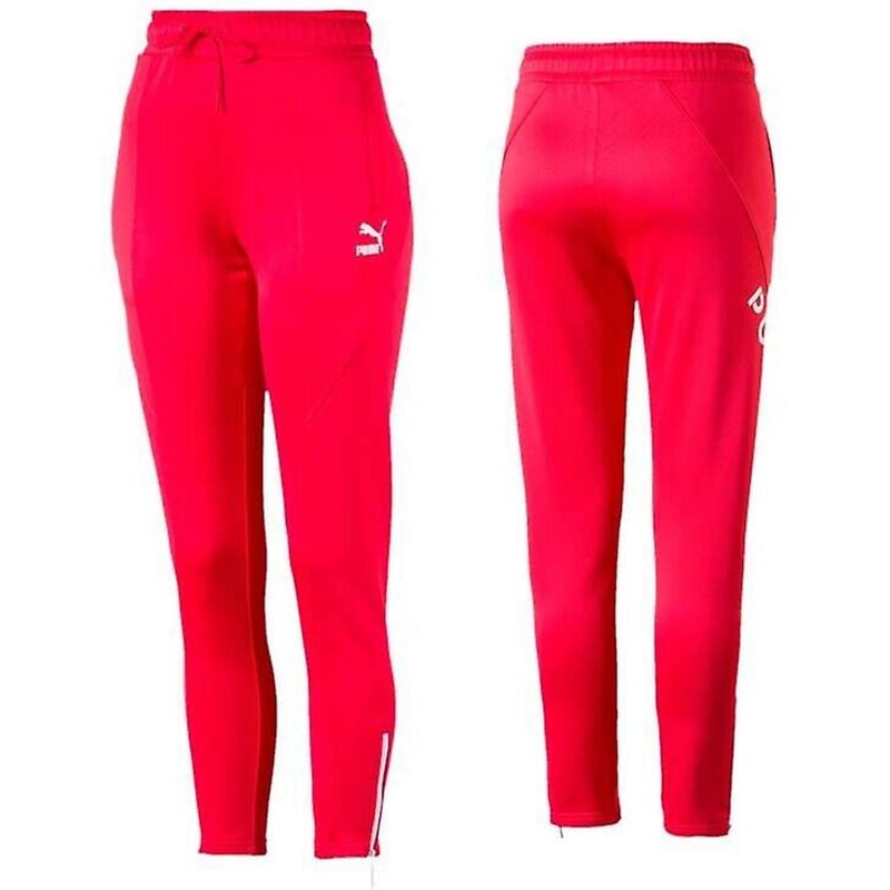 Puma XTG 94 Tracksuit Bottoms Pant Joggers Red Womens