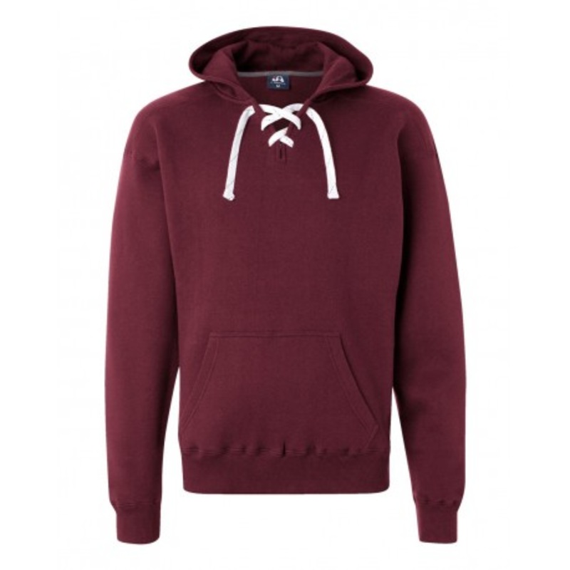 J. America 8830 Sport Lace Hooded Sweatshirt | J. America 8830