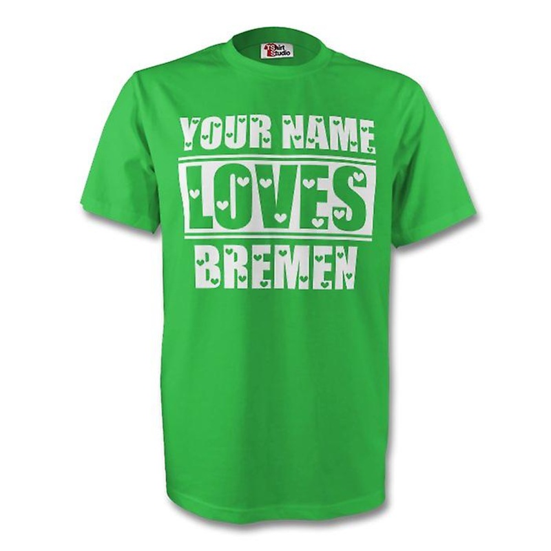 Your Name Loves Bremen T-shirt (green)