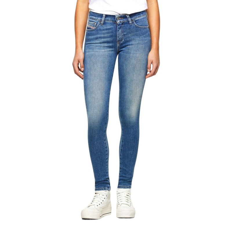 Diesel Slandy 009qs Womens Denim Jeans Stretch Super Slim Fit Skinny