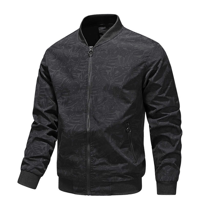 Softshell Jacket Men’s Transition Bomber Style Lightweight Aviator StandUp Collar Blouson With Pockets Sleeves Outdoor