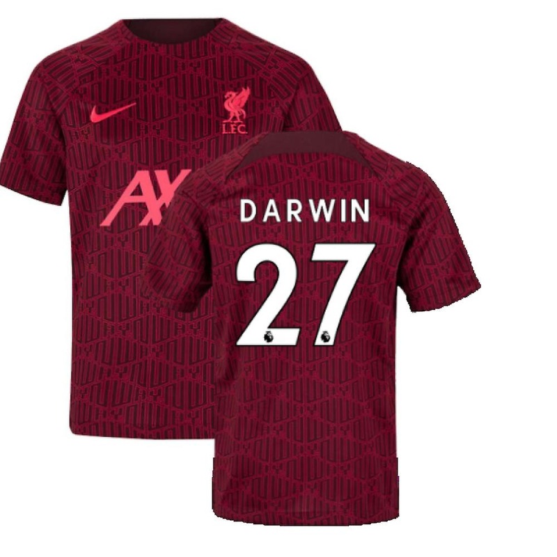 2022-2023 Liverpool Pre-Match Training Shirt (Red) – Kids (DARWIN 27)