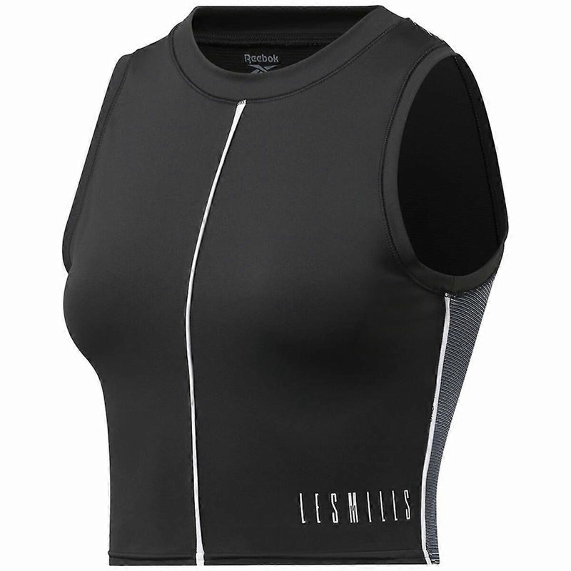 Women’s Sleeveless T-shirt Reebok Les Mills Performance Black