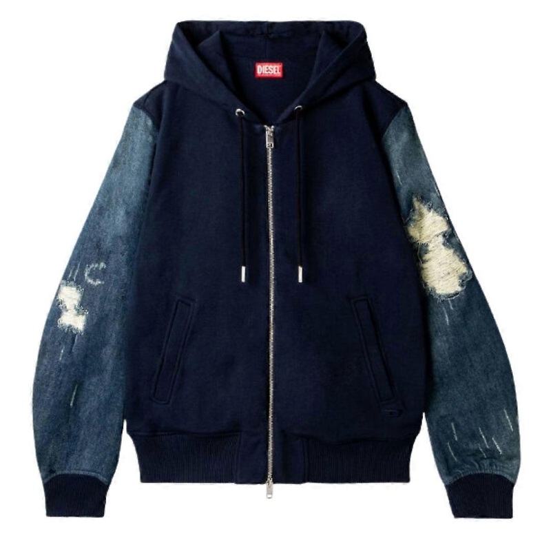 Diesel Blue Denim Sleeved Jacket