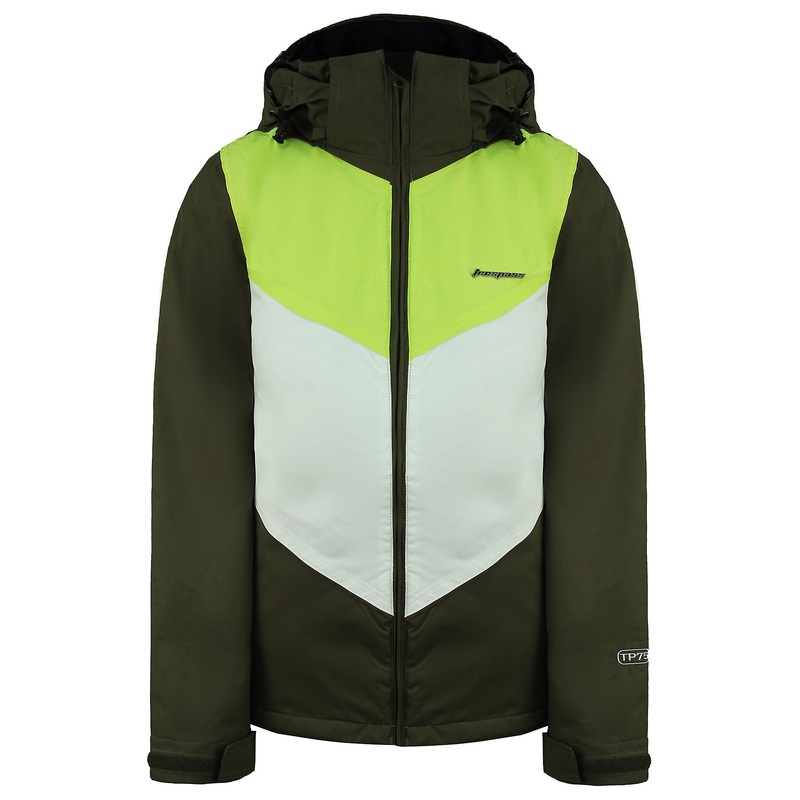 Trespass Long Sleeve Zip Up Green Womens Elevate Jacket FAJKSKF20030 GST CAPER