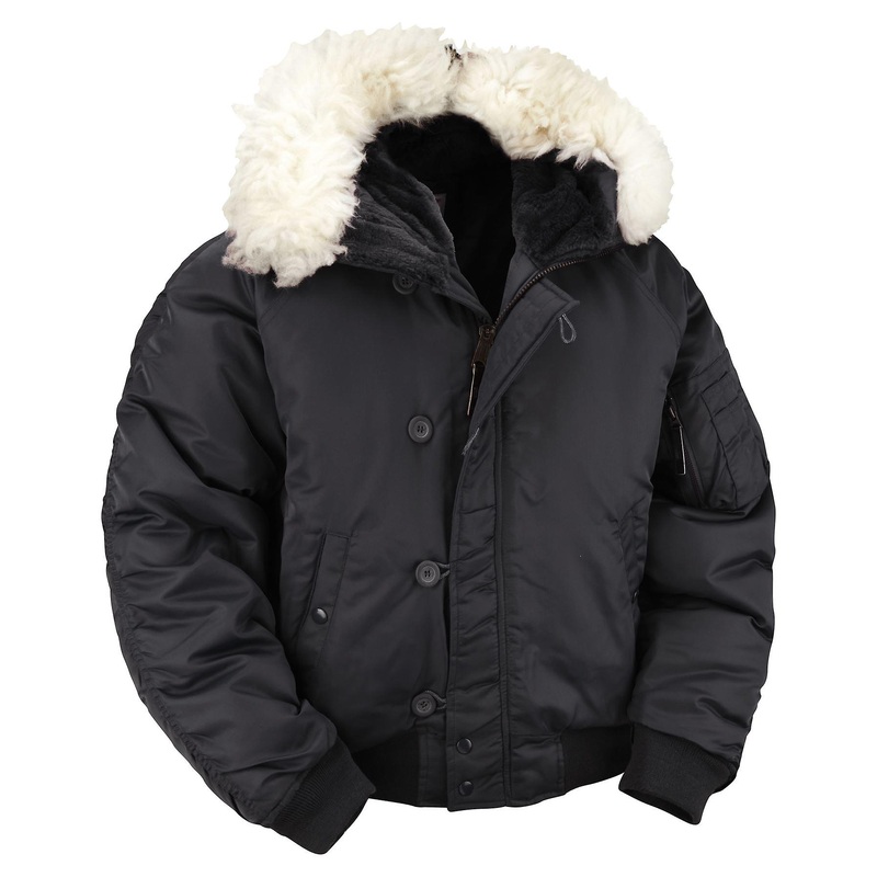 Army Military N2B Snorkel Bomber Flight Jacket