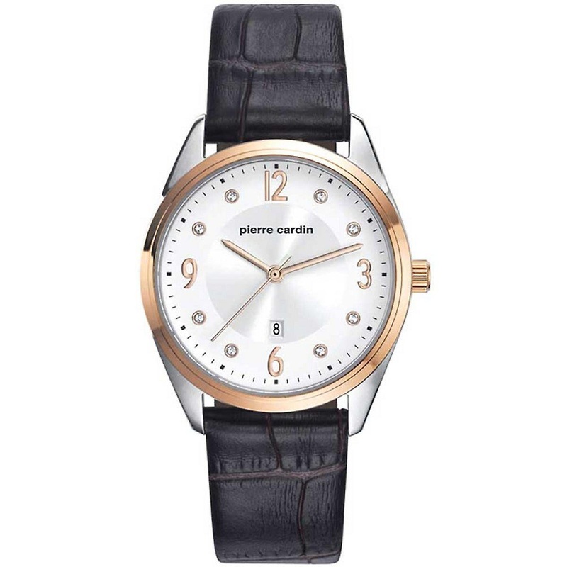 Pierre Cardin ladies watch wristwatch Bourse leather PC107862F03