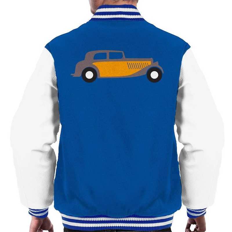 Citroen Traction Classic Car Sketch Men’s Varsity Jacket