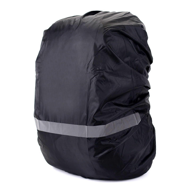Rain cover made of Oxford fabric, waterrepellent, keeps items dry and easy to use for hiking, camping, and commuting. Ref: 4730