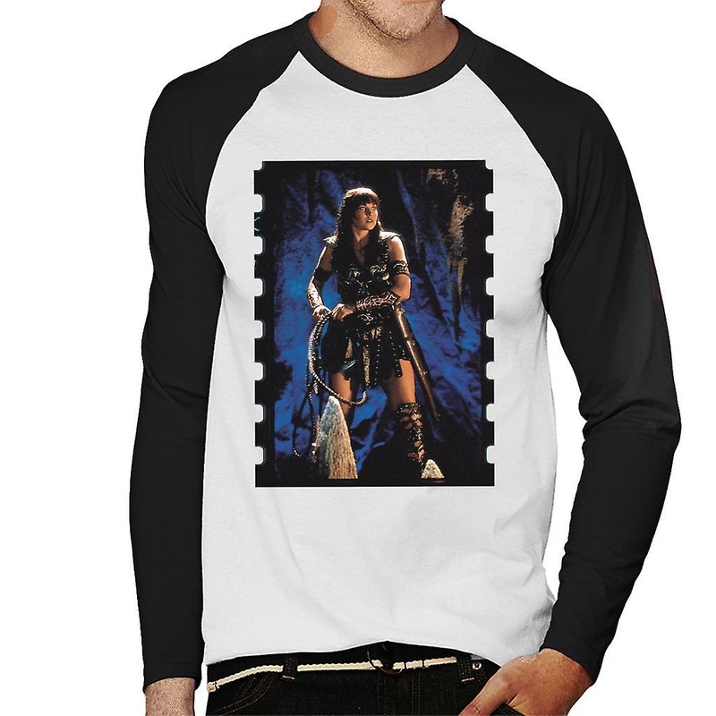 Xena Warrior Princess The Cave Men’s Baseball Long Sleeved T-Shirt