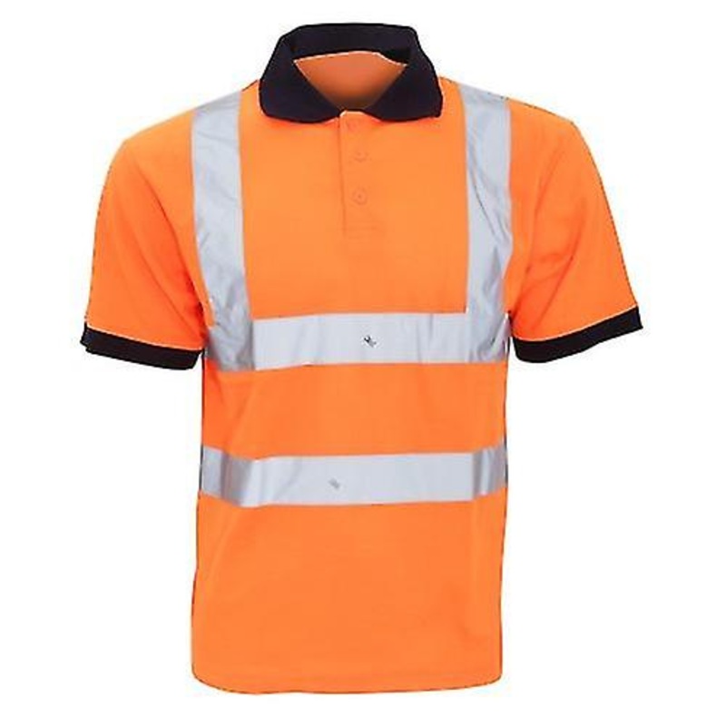 Yoko Hi-Vis Short Sleeve Polo Shirt / Mens Workwear (Pack of 2)