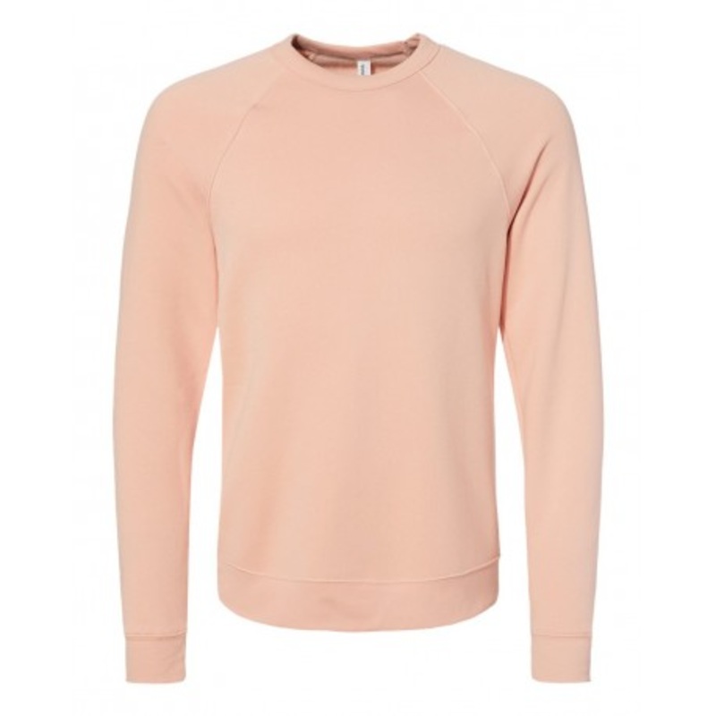 BELLA + CANVAS 3901 Sponge Fleece Raglan Crewneck Sweatshirt | Bella + Canvas 3901