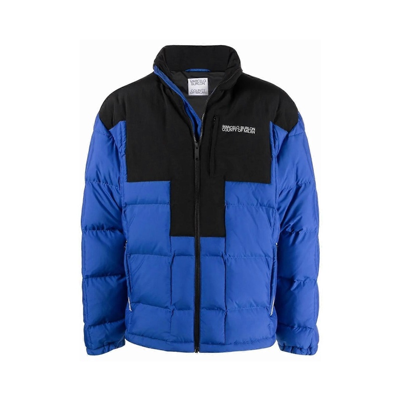 Cross Block Logo Down Jacket