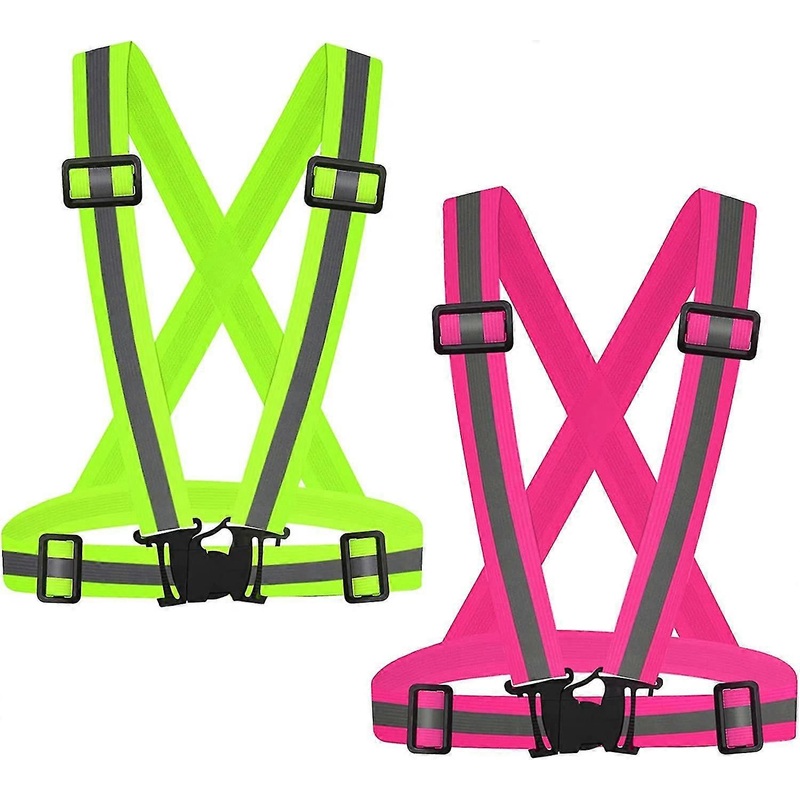 High Visibility Reflective Running Safety Vest,1021