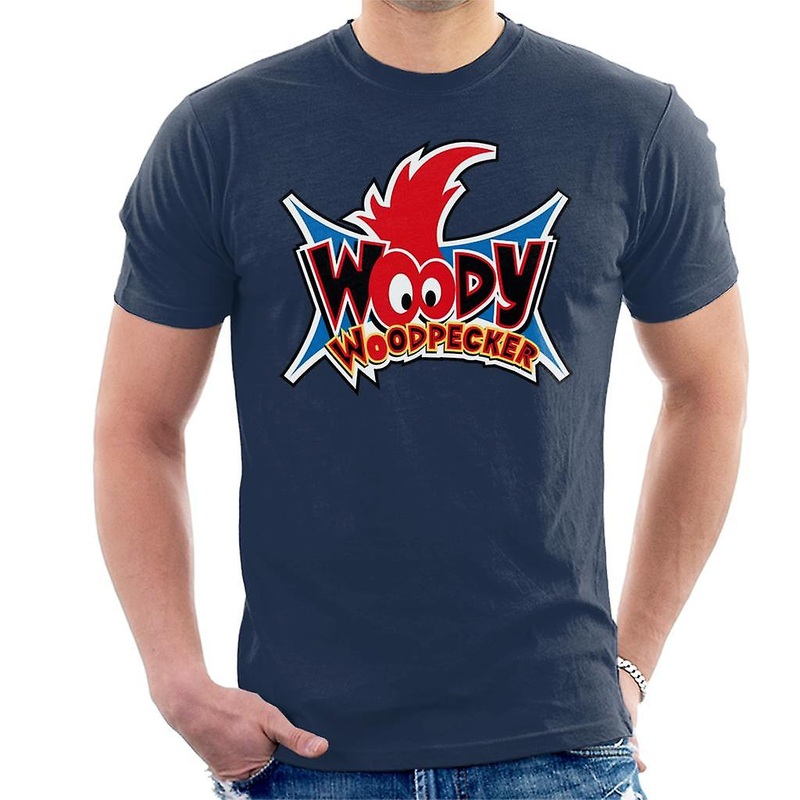 Woody Woodpecker Eyes Logo Men’s T-Shirt