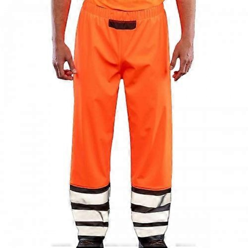 Result Genuine Recycled Unisex Adult Prism High-Vis Recycled PU Heavy Duty Trousers