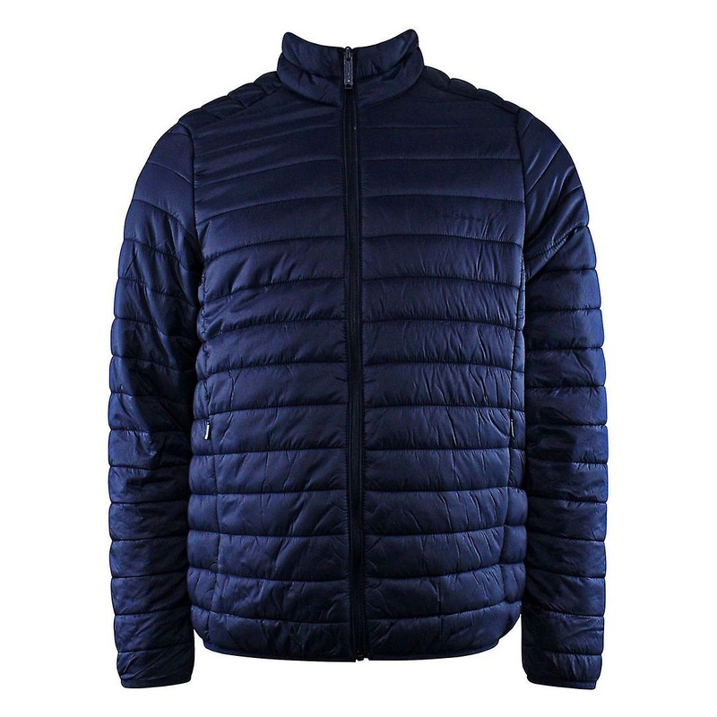 Ben Sherman Long Sleeve Zip Up Navy Blue Mens Padded Jacket 0067473 MIDNIGHT