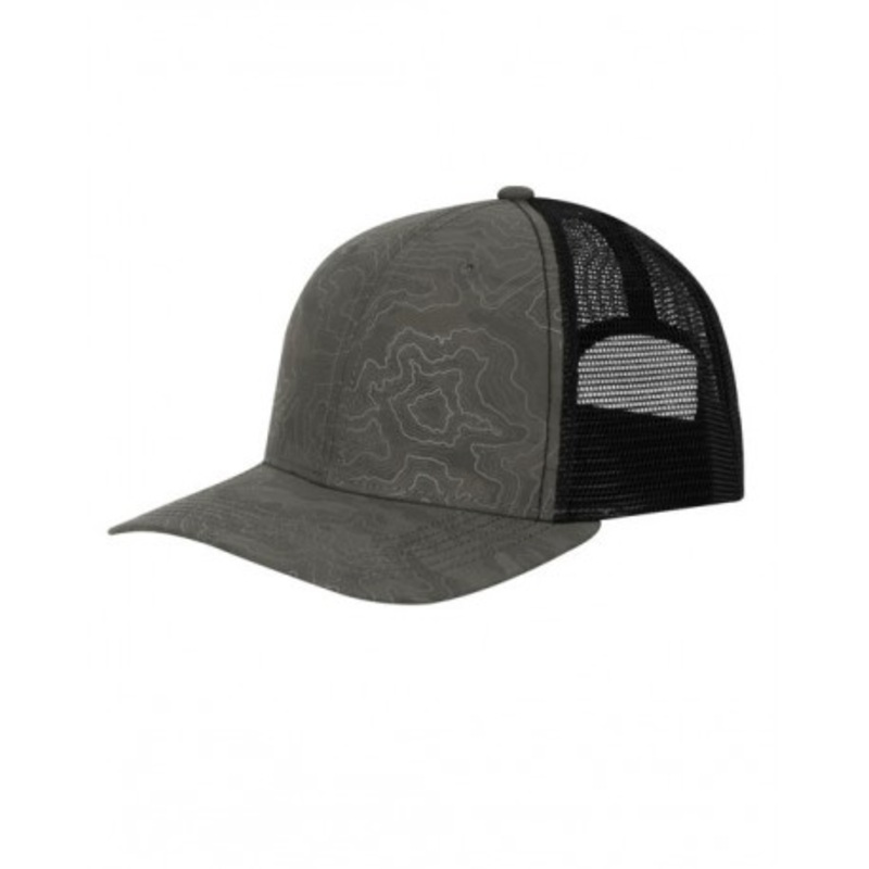 Dri Duck DI3458 Structured Mid Profile Camo Print Trucker Hat | Dri Duck DI3458