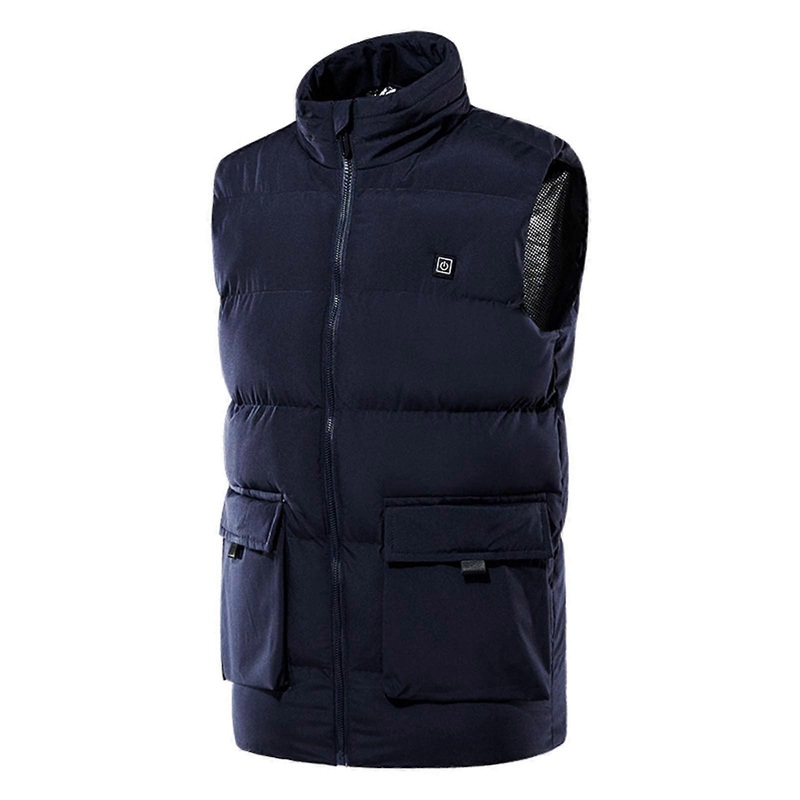 Men Women Heated Vest with 4 Heating Zones, Electric Gilet Waistcoat, 3 Adjustable Temperature Body Warmer, Winter Wear