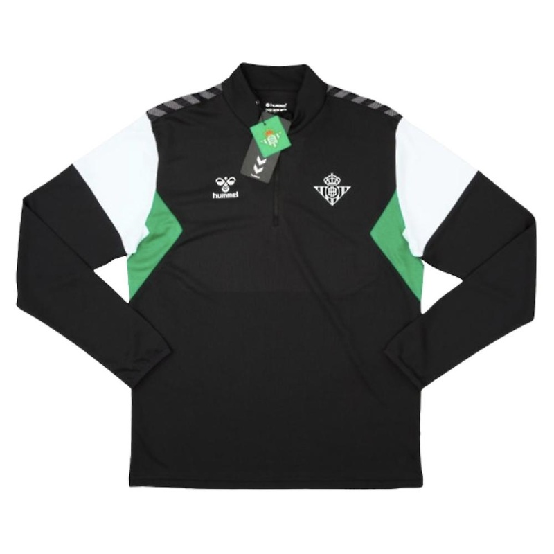 2023-2024 Real Betis 1/4 Zip Training Top (Black)