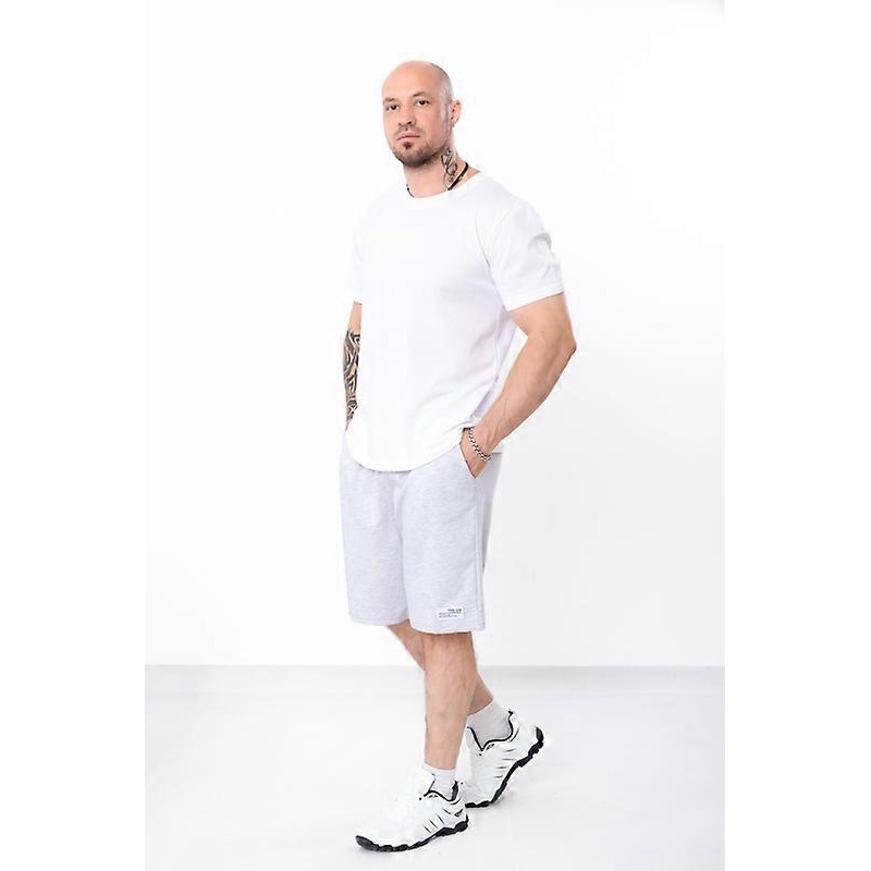 Casual Men’s Breeches  Soft Cotton, Elastic Waist, Side Pockets, Summer,  HC 8123-057-1