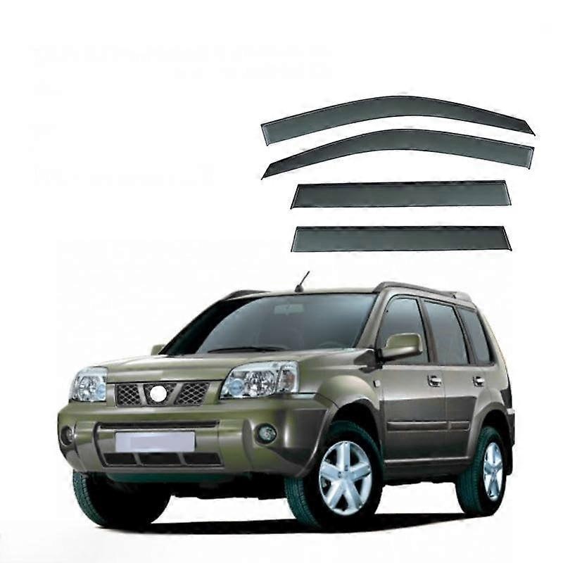 Rain protection side windows for Nissan XTrail MK1T30 20002006, ventilation louvers, sun, wind, and rain protection