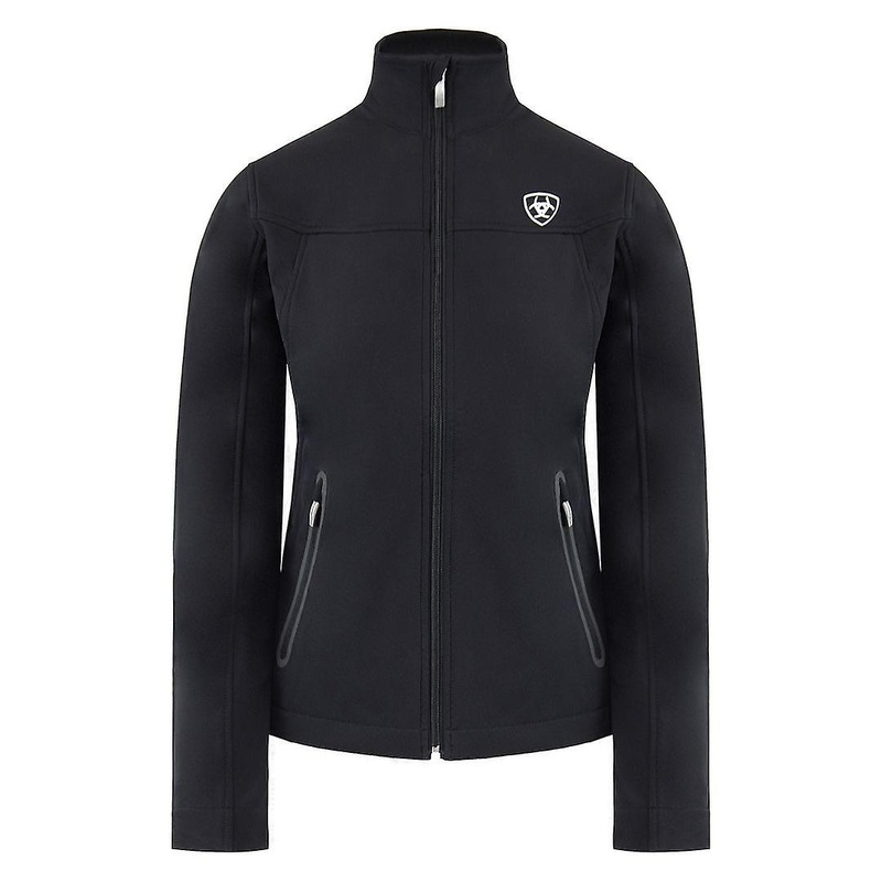 Ariat Cold Series Long Sleeve  Black Womens New Team Softshell Jacket 10019206