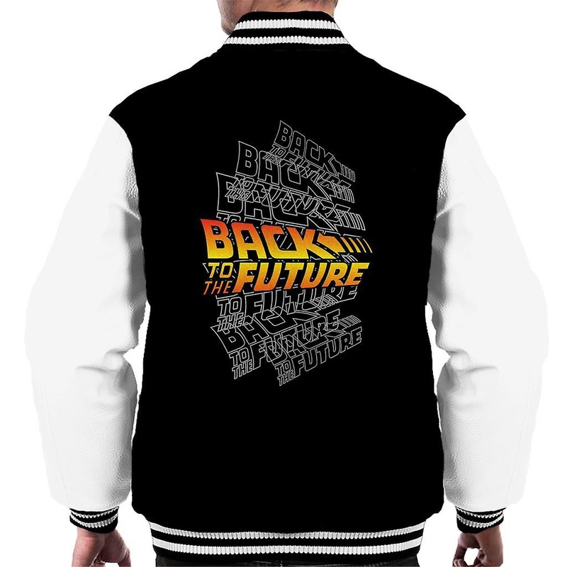 Back to the Future Classic Logo Montage Men’s Varsity Jacket