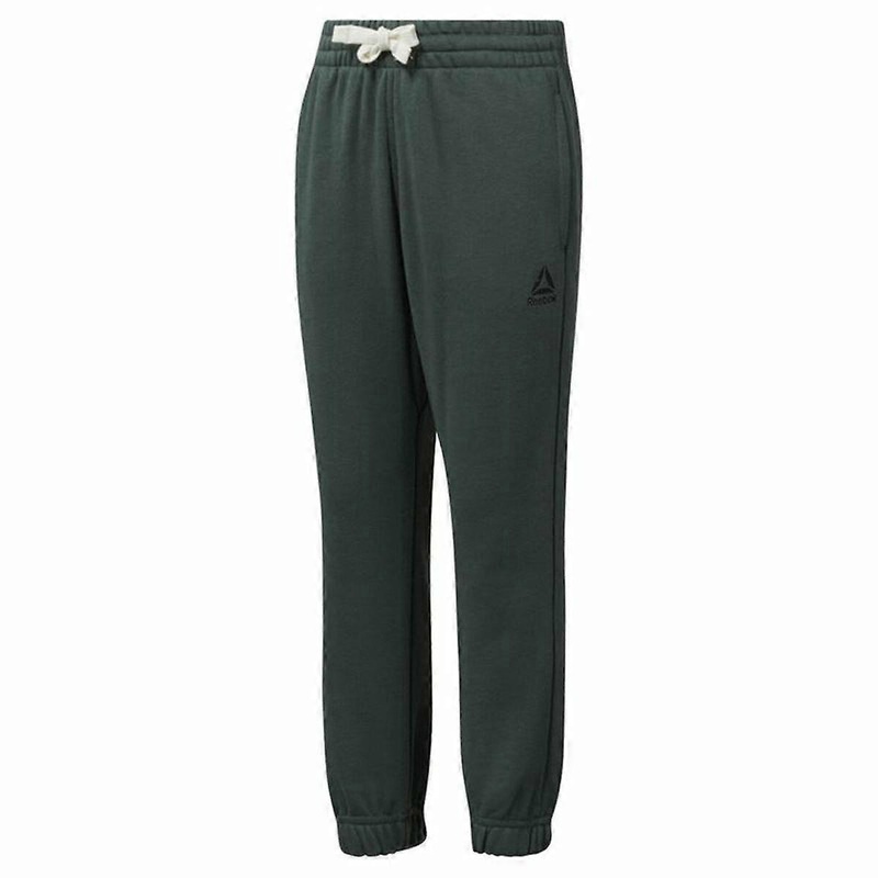 Children’s Tracksuit Bottoms Reebok Essentials French Terry Olive