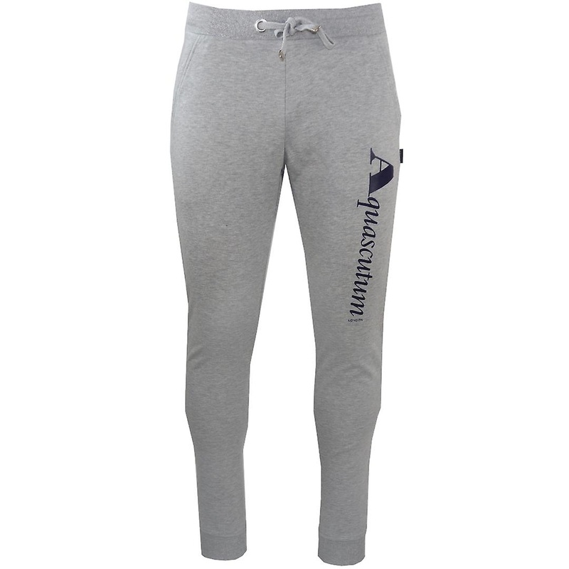 Aquascutum Grey Logo Sweat Pants