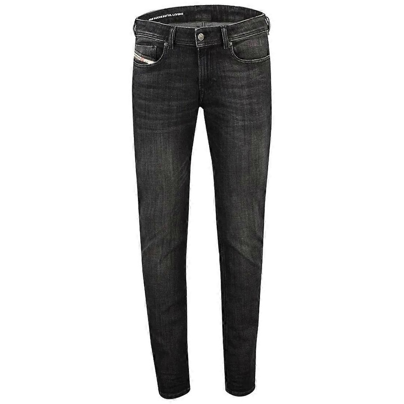 Diesel Sleenker Black Denim Jeans