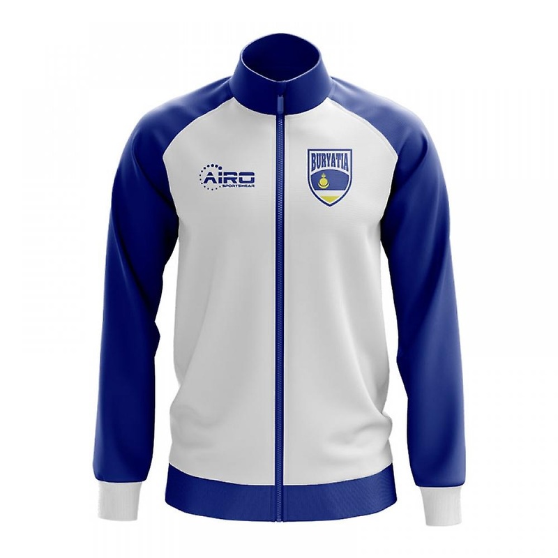 Buryatia Concept Football Track Jacket (White) – Kids