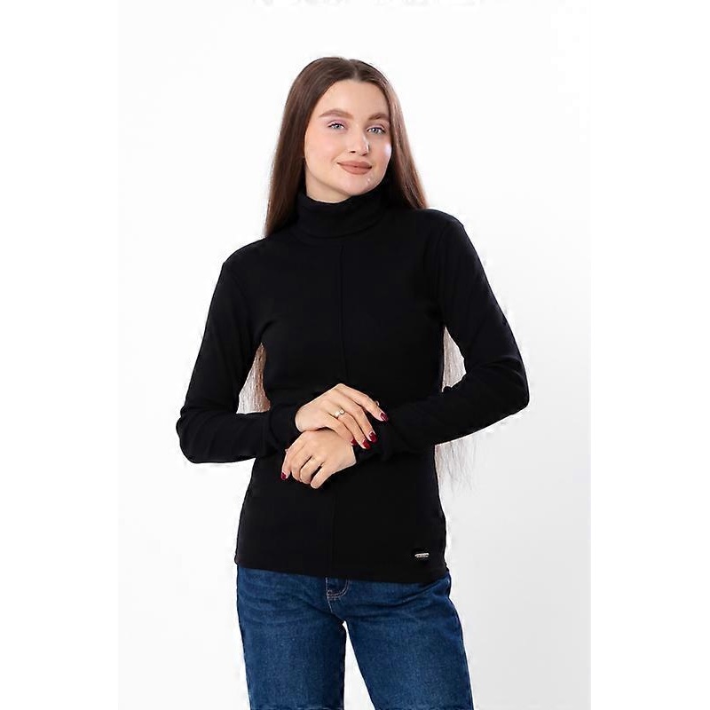 Womens Long Sleeve Turtleneck  Cozy Fit & Stylish Texture, Any season,  HC 8421-019