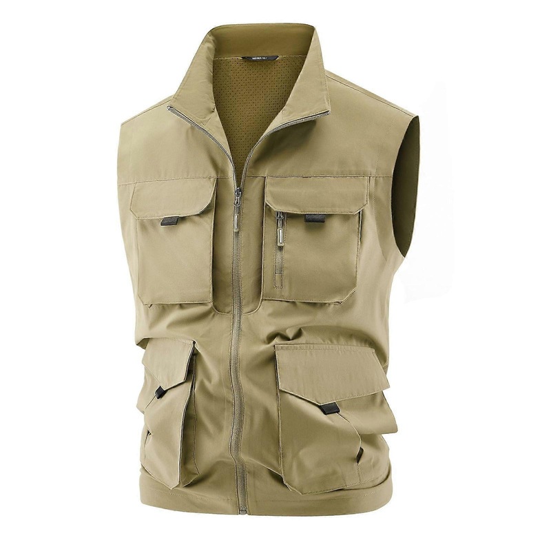 Outdoor Vest Men’s Leisure Hunting Vest Lightweight Jacket Multifunctional Vest