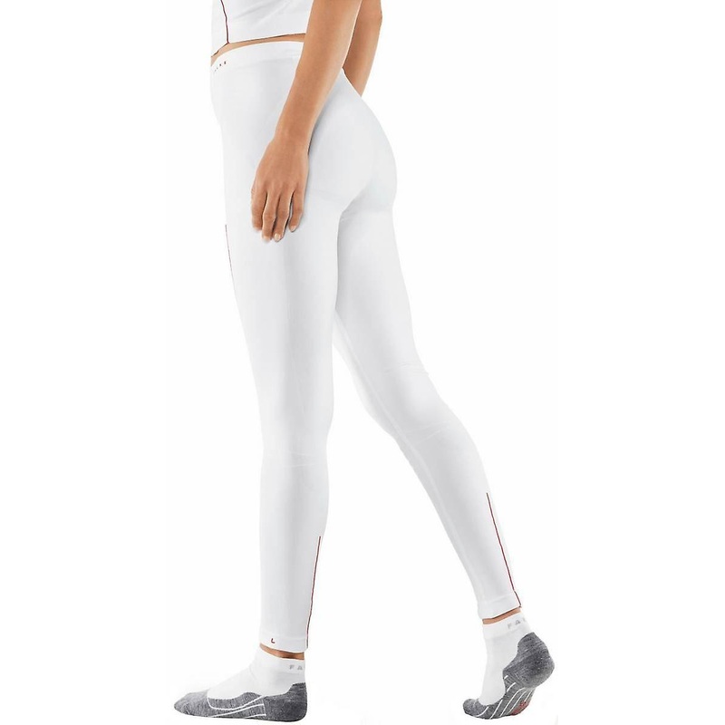 Falke Warm Tight Fit Tights – White/Red