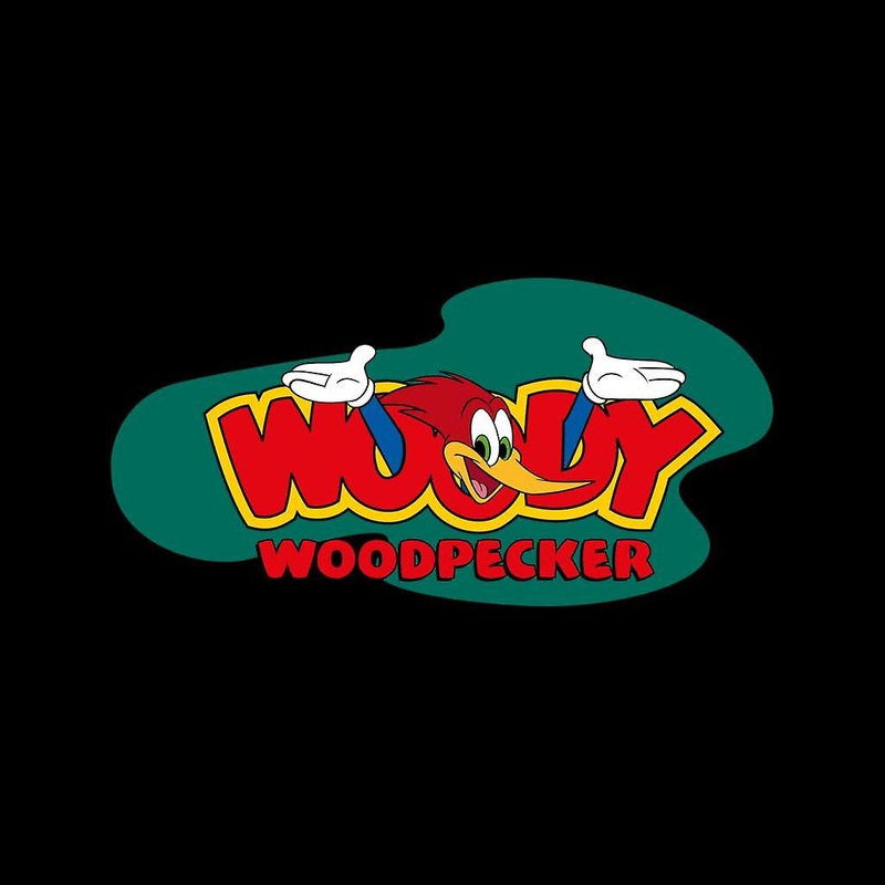 Woody Woodpecker Arms Through Os Logo Men’s T-Shirt