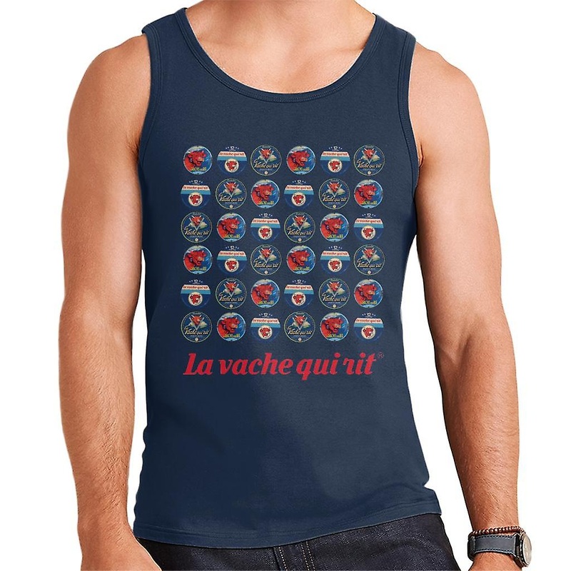 The Laughing Cow 1960s Retro Logo Montage Men’s Vest